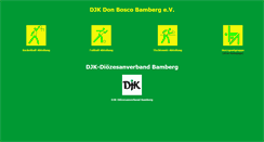 Desktop Screenshot of djk-bamberg.de