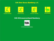 Tablet Screenshot of djk-bamberg.de